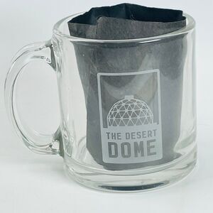 Henry Doorly Zoo Desert Dome Mug Clear Glass Coffee Cup 10oz Etched Logo 2001
